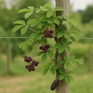 Chocolate vine (Akebia quinata)
