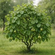Contorted hazel